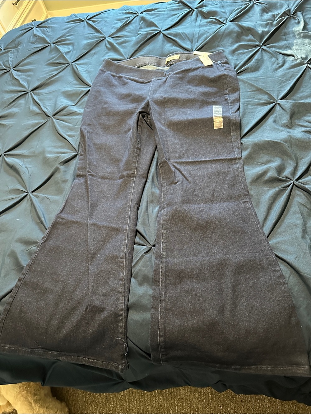 Maurices Crossover Waist Flare Jeans